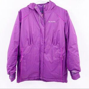 Columbia Omni-Tech Waterproof Breathable Jacket Kids L Omni-Heat Insulated